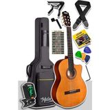 CG-390M-XBAG Klasik Gitar 4/4 Sap Ayarlı Kesik Kasa (Çanta Tuner Askı Capo Metod Pena)