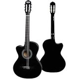 Cg-396Bk Solak Klasik Gitar Siyah Renk Full Set Sap Ayarlı 4/4 Yetişkin Boy