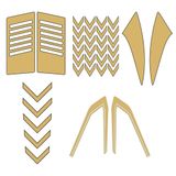 Cg Gold Sticker Ve Depo Şerit Seti