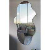 Cg Home Asimetrik Ayna, Dekoatif Ayna, Big Size 100Cm X 50Cm 1.Sınıf Rodajlı Şişecam Marka Ayna.