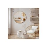 CG HOME asimetrik ayna, dekoratif ayna, duvar aynası, banyo aynası, holl aynası 90 cm