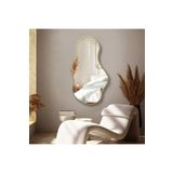 Cg Home Asimetrik Ayna, Duvar Aynası, Konsol Aynası, Çerçeveli Ayna, Boy Aynası, Gold Çerçeve