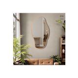 CG HOME Asimetrik Ayna, Konsol Aynası, Dresuar Aynası, Tuvalet Aynası, Salon Aynası 90X50 cm