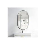 CG HOME Model Alfa Elips Dekoratif Ayna Duvar Aynası Konsol Aynası Mdf 90cm X 50 Cm Elips Ayna