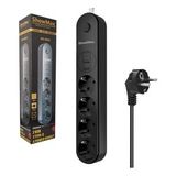 Cg İthalat Showmax Sh-4625 4Lu Akim Korumali Priz 2 Metre Anahtarli 10A 2500 Watt 2Xusb 1Xtype-C