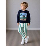 Cg Kids California Nostaljik Araba Baskılı Lacivert Sweatshirt&eşofman Takımı Erkek Çocuk - 3 - 4 Yaş - Mint Yeşili