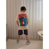 Cg Kids Marvel Örümcek Adam Hulk Kaptan Amerika Iron Man Kaliteli Baskılı Erkek Çocuk Alt Üst Takım - 9 - 10 Yaş - Çok Renkli