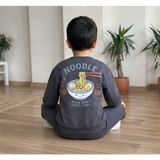 Cg Kids Noodle Sırt Baskı Detaylı Antrasit Erkek Çocuk Sweatshirt ve Eşofman 3 Iplik Alt Üst Takım - 9 - 10 Yaş - Siyah