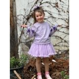 Cg Kids Ponpon Detaylı Tütü Etekli Kız Çocuk Takım Süper Kalite Kumaş - 7 - 8 Yaş - Çok Renkli