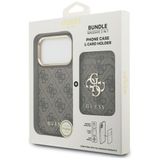 CG MOBILE Guess 4G, iPhone 17 Pro için MagSafe ile uyumlu cüzdan tipi kılıf (kahverengi)