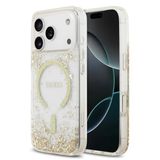 CG MOBILE Guess Reçine Alt Parıltılı MagSafe iPhone 17 Pro için Kılıf (Altın)