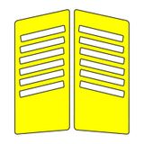 Cg Sarı Yan Kapak Sticker