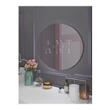 Cg Store 70Cm Yuvarlak Ayna Dekoratif Ayna, Konsol Aynası, Hol Aynası, Dresuar Aynası