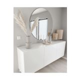 Cg Store 80Cm Yuvarlak Ayna Dekoratif Ayna, Konsol Aynası, Hol Aynası, Dresuar Aynası