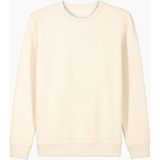 CGA Erkek Bisiklet Yaka Sweatshirt Yumuşak Dokulu Sweatshirt - Bej