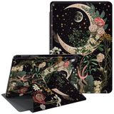 CGFGHHUY Samsung Galaxy Tab A8 için Kılıf 360 Derece Dönen Stand Koruyucu Akıllı Kapak Otomatik Uyandırma Uyku Tablet Kılıfı Samsung Galaxy Tab A8 10.5 inç 2022 için - Ay Çiçekli Çiçek