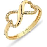ÇGK KUYUMCULUK Sonsuzluk Altın Yüzük CGKYZK0099 - Gold - 22