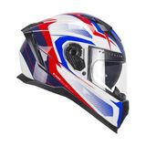 Cgm 311G Kapalı Kask Blast Sport Beyaz-Mavi - XL