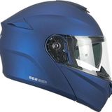 Cgm 568A Ber Mono Çene Açılır Motosiklet Kaskı Mavi / L
