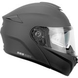 Cgm 568A Ber Mono Çene Açılır Motosiklet Kaskı Siyah / L