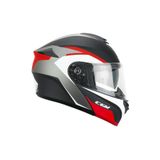 Cgm 568G Ber Dresda Çene Açılır Motosiklet Kaskı Kırmızı-Siyah / S