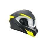 Cgm 568G Ber Dresda Çene Açılır Motosiklet Kaskı Sarı-Gri / M