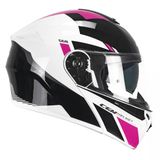 Cgm 568S Ber Sport Çene Açılır Kask Siyah/Fuşya-S