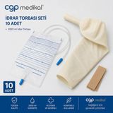 cgp medikal can güven park Prezervatif sonda 25 mm ve Steril Düz Musluklu İdrar Torbası 2000ml 10 lu set