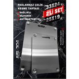 CGS Home Paslanmaz Çelik Kesme Tahtası-büyük-küçük (GÖMME AYAKLI)(304 KALİTE)-(PATENTLİ) Antibakteriyel