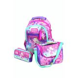 Ch 23481 Unicorn Prenses - 3' Lü Okul Çantası Seti - Sırt Ve Beslenme Çantası + Kalemlik