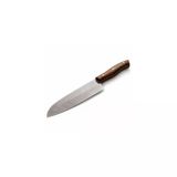 CH WOODLINE N690 Santoku Şef Bıçağı – Avusturya N690 Çelik, Ceviz Saplı, Ultra Keskin El Yapımı Mutfak Bıçağı, Et Balık ve Sebze Kesimi İçin