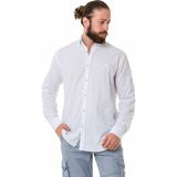 CH199 Beyaz Keten Yazlık Regular Gömlek - 2XL