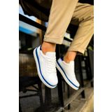 Ch979 Santoni Gbt Spor Erkek Ayakkabi Beyaz/Mavı