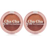 Cha Cha By Eva Duo Eyeshadow - İkili Far Paleti, 103, 2 x 2.3 g 2li paket