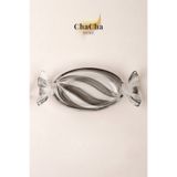 ChaCha Home Candy Lüks Kalın Cam Dekoratif Sunumluk & Şekerlik - Büyük Boy (35x15 cm)