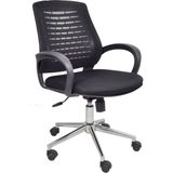 Chairlife Atlas Metal Ayaklı Fileli Ofis Büro Bilgisayar Çalışma Koltuğu Sandalyesi - Siyah