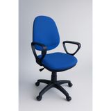 ChairLife DOLE Siyah Gövde/MaviDöşemeli Ofis Büro Sekreter Bilgisayar Çalışma Oyuncu Koltuğu Sandalyesi