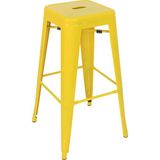 Chairlife Tolix Metal Bar Tabure - Sarı