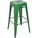 Chairlife Tolix Metal Bar Tabure - Yeşil