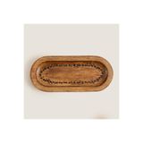 Chakra Alles Sunum Tabağı 30X13CM Natural