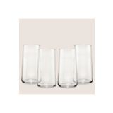 Chakra Arletta Meşrubat Bardağı 540 ml 4'lü Set Transparan