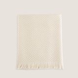 Chakra Bambu Charmon Yüz Havlusu 50X90 cm - 50 x 90 cm - Ekru
