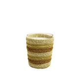 Chakra Boho Tropic Tığ İşi Kokulu Mum 14x17 cm Yeşil