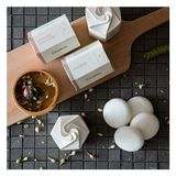 Chakra Doğal Sabun Seti 4 Adet 180 gr Bitkisel Yağlı Bergamot Yasemin Pudra ve Misk Kokulu