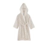 Chakra Goose Ekru Müslin Unisex Bebek Bornoz - Gri