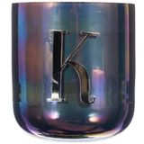 Chakra K Harfli Gunmetal Kokulu Metal Mum