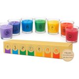 Chakra & Luck Dilek Mumları Koku Paketi Aromaterapi Mum Seti Okaliptüs Mum Lavanta Mum Gül Mum Yasemin Mum Sedir Mum, Lotus ve Ylang Ylang Ev Kokusu