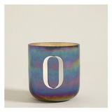 Chakra Metal Harfli Kokulu Mum Gunmetal