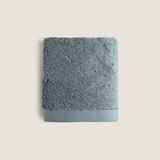 Chakra Solıd Bambu El Havlusu 33X33 cm Çelik Mavi - Çelik - Mavi - 100 x 180 cm