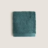 Chakra Solıd Bambu El Havlusu 33X33 cm Duman Turkuaz - 100 x 180 cm